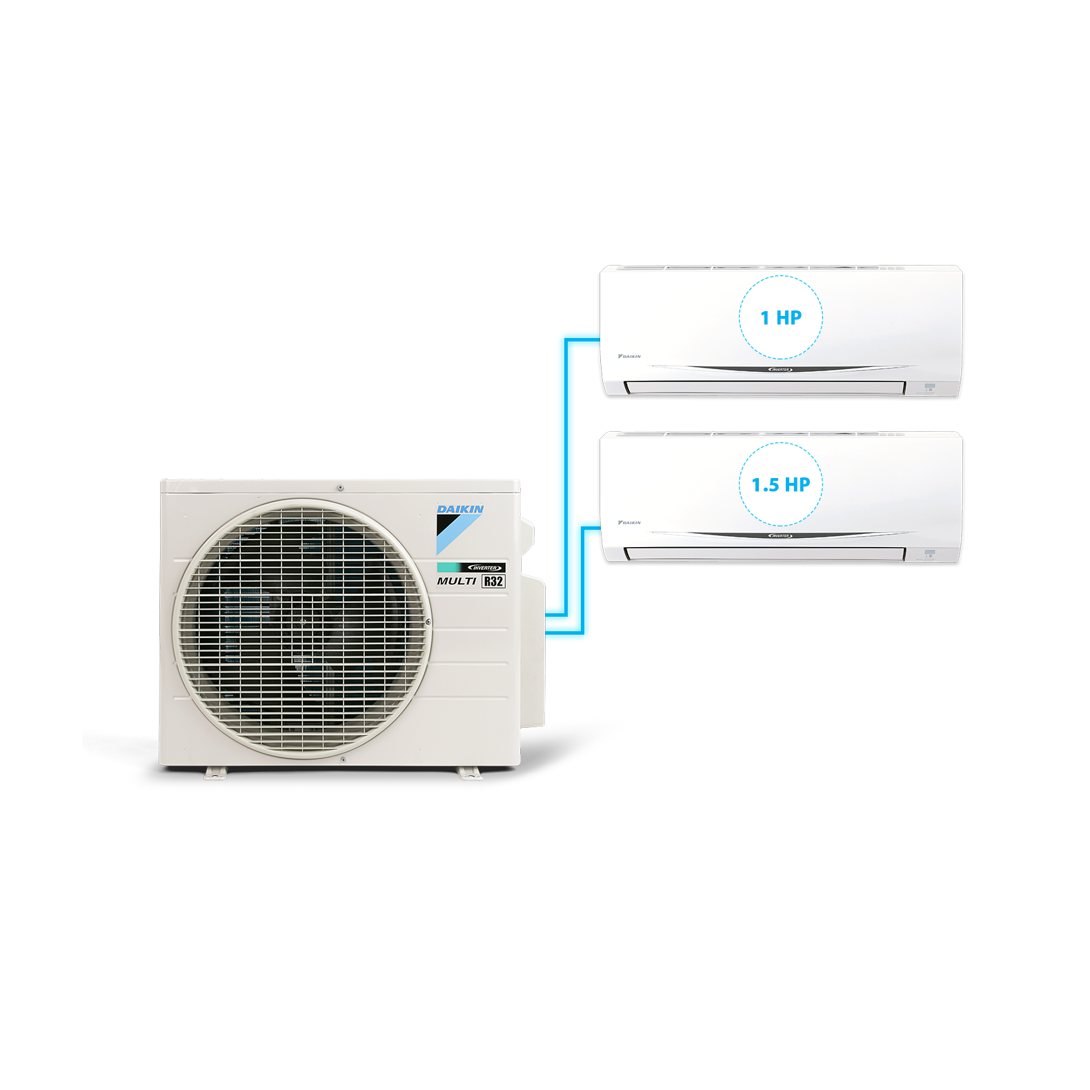 Máy lạnh Multi S Daikin MKC70SVMV/CTKC35RVMV + CTKC50SVMV Inverter 3.0Hp (Combo Khuyến mãi)